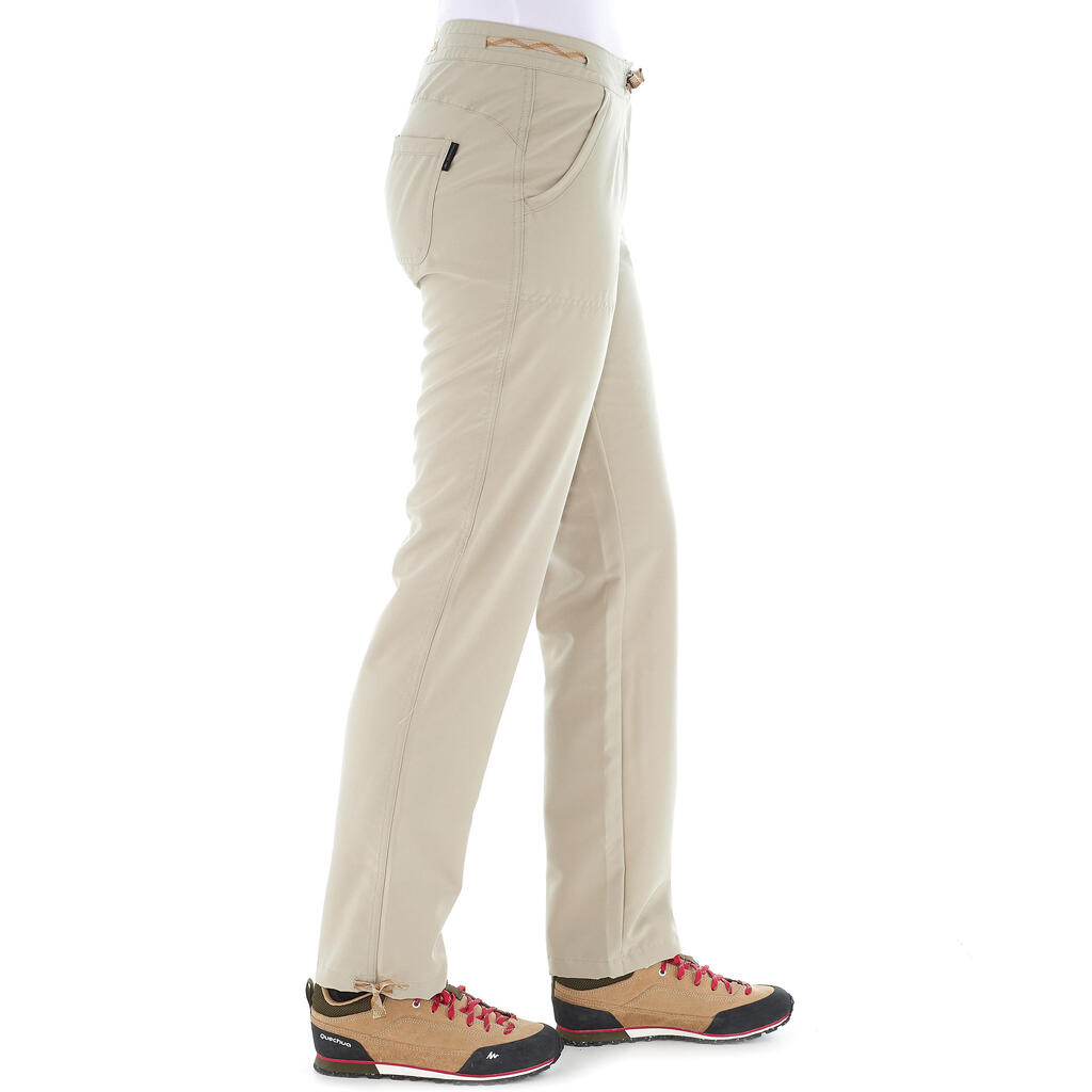 Pantalon randonnée nature NH100 marine femme