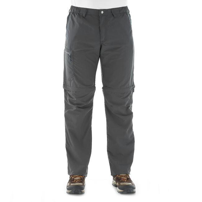 Buy Hiking Pants online In India|Forclaz 50 Men Grey|Quechua