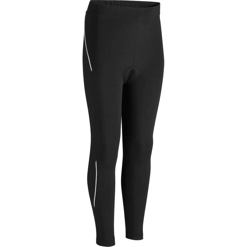 JR COLD WEATHER CYCLING APPAREL ACC Cycling - RC100 Winter Junior Cycling Tights B'TWIN - Cycling