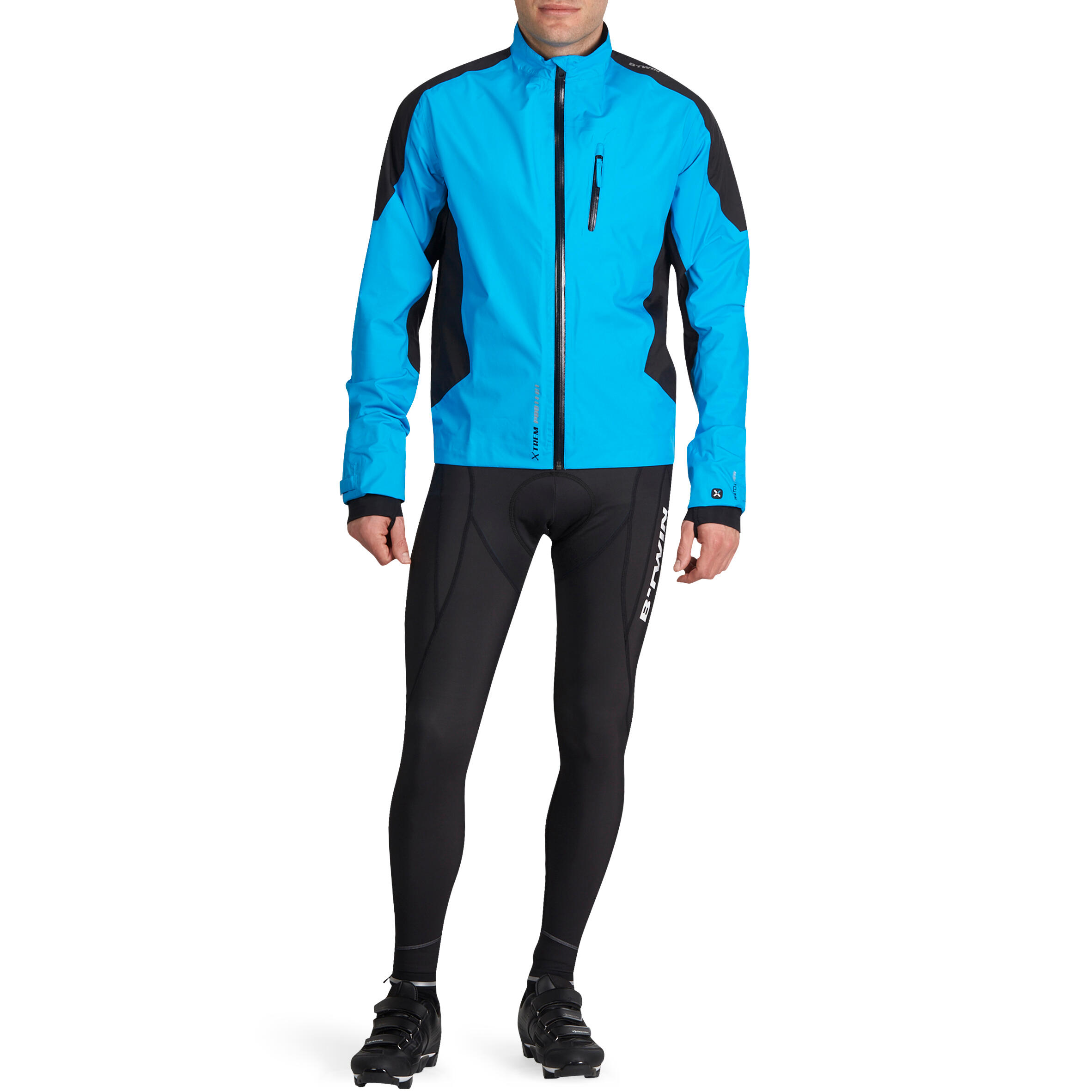 900 Mountain Biking Rainproof Jacket - Blue/Black 16/29