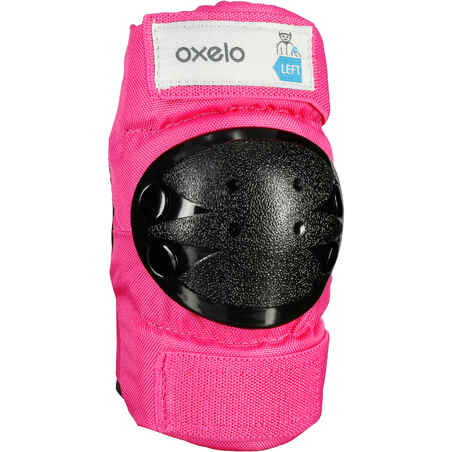 Kids' 2 x 3-Piece Skating Skateboard Scooter Protective Gear Basic - Pink