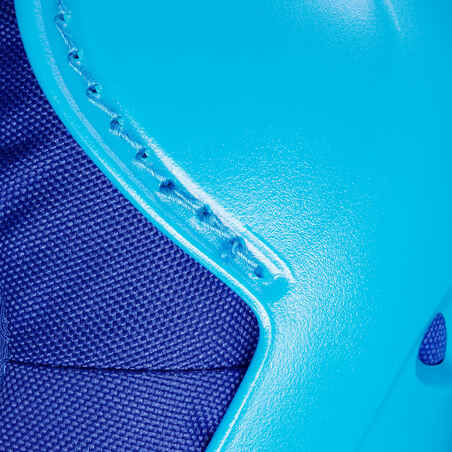 مجموعة أدوات الحماية للأطفال الممارسين للتزلج وركوب الاسكوتر- 3 قطع- أزرق/أحمر