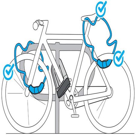 120 Bike Accessories Combination Cable Lock