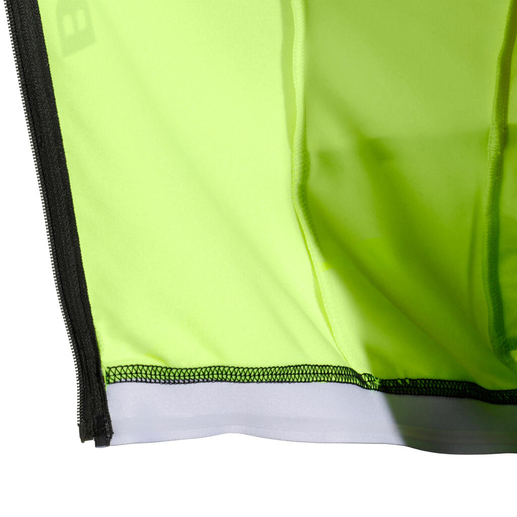 Fahrradtrikot Langarm Kinder 900 gelb