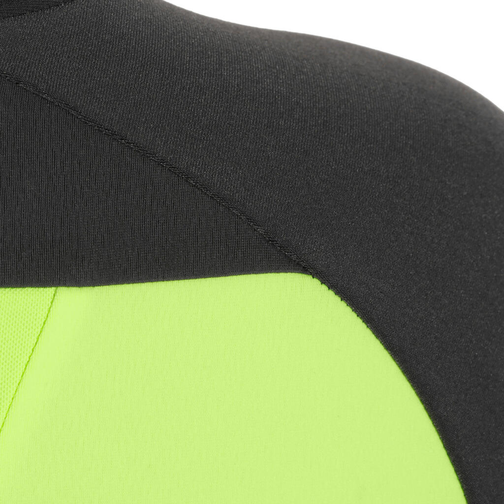 Fahrradtrikot Langarm Kinder 900 gelb