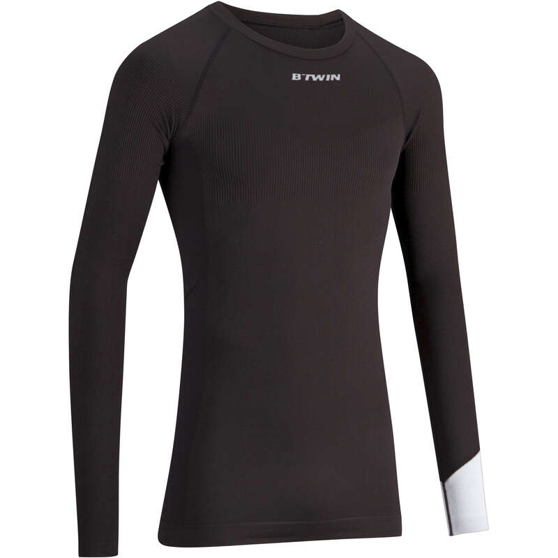 MEN COLD WEATHER ROAD BASELAYER - RC 500 Long Sleeve Cycling Base Layer - Black VAN RYSEL