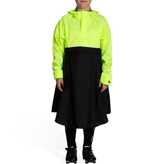 Poncho vélo ville 900 enfants jaune noir Poncho vélo ville 900 enfants jaune noir