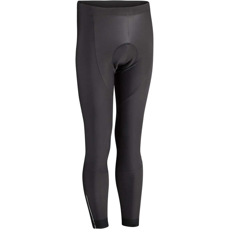 MEN COLD WEATHER ROAD CYCLING APPAREL Cycling - 500 Warm Cycling Tights - Black TRIBAN - Cycling