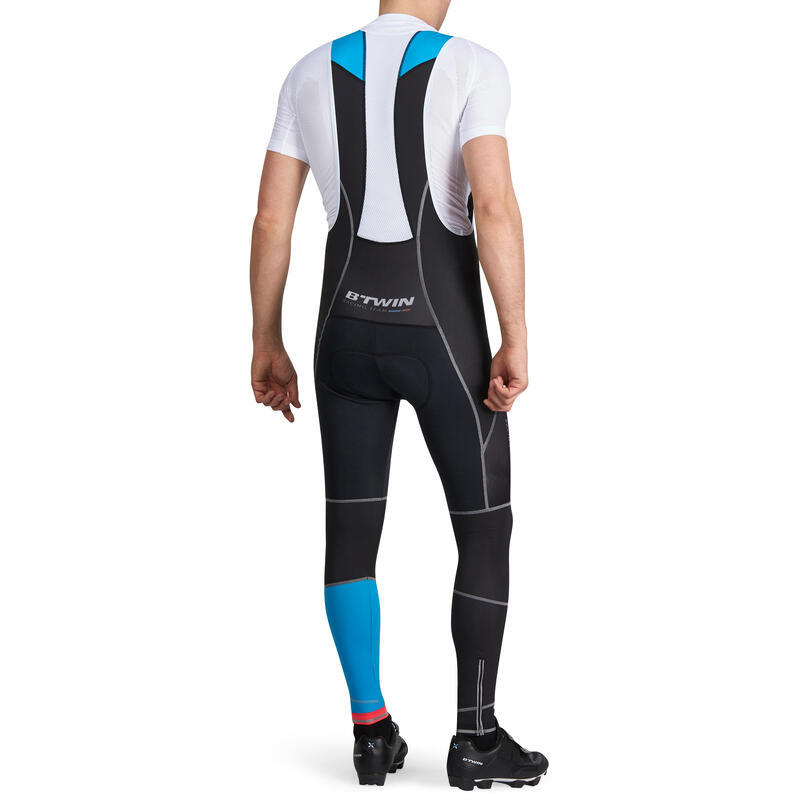 Aerofit Cycling Bib Tights Black VAN RYSEL Decathlon