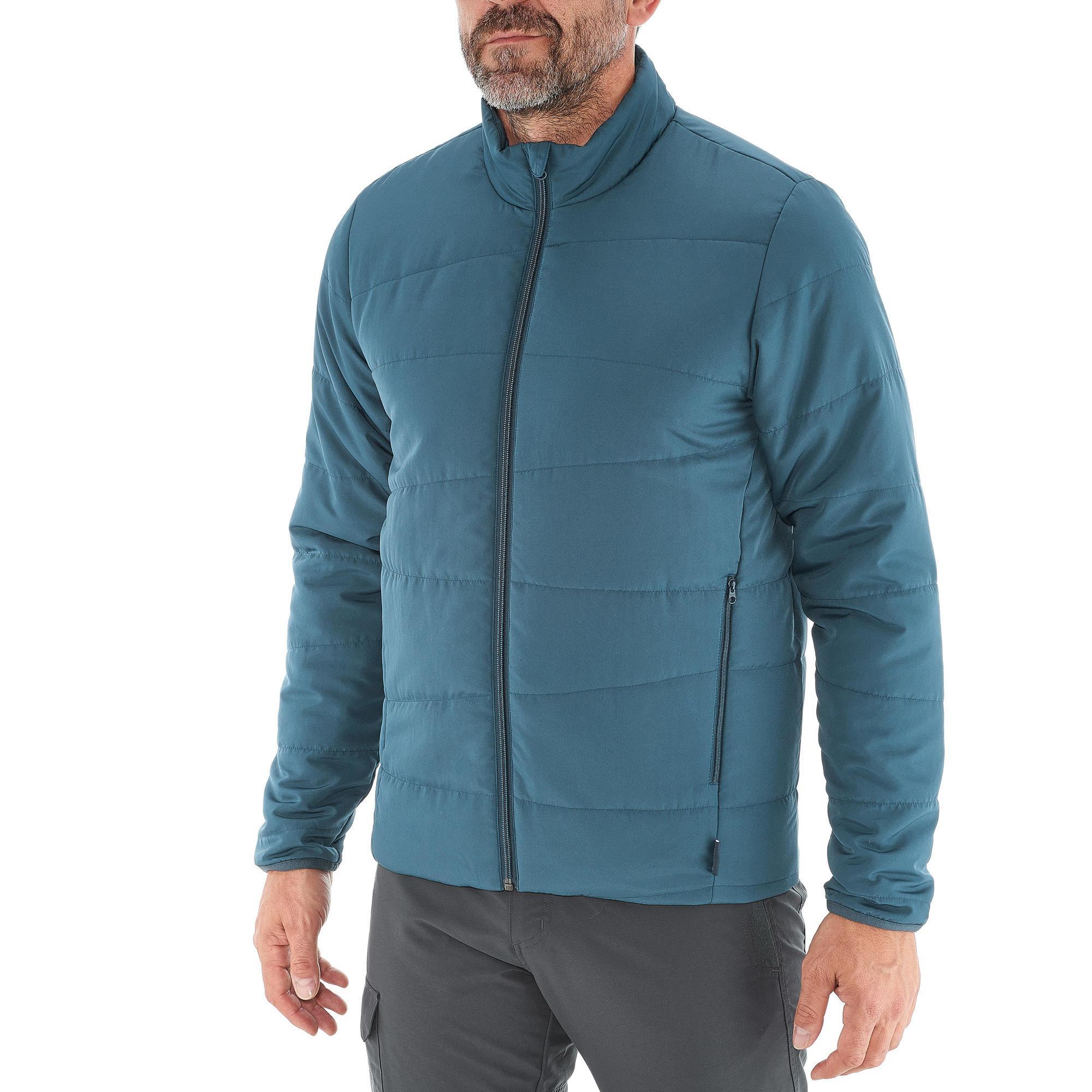 men's hiking padded jacket nh100