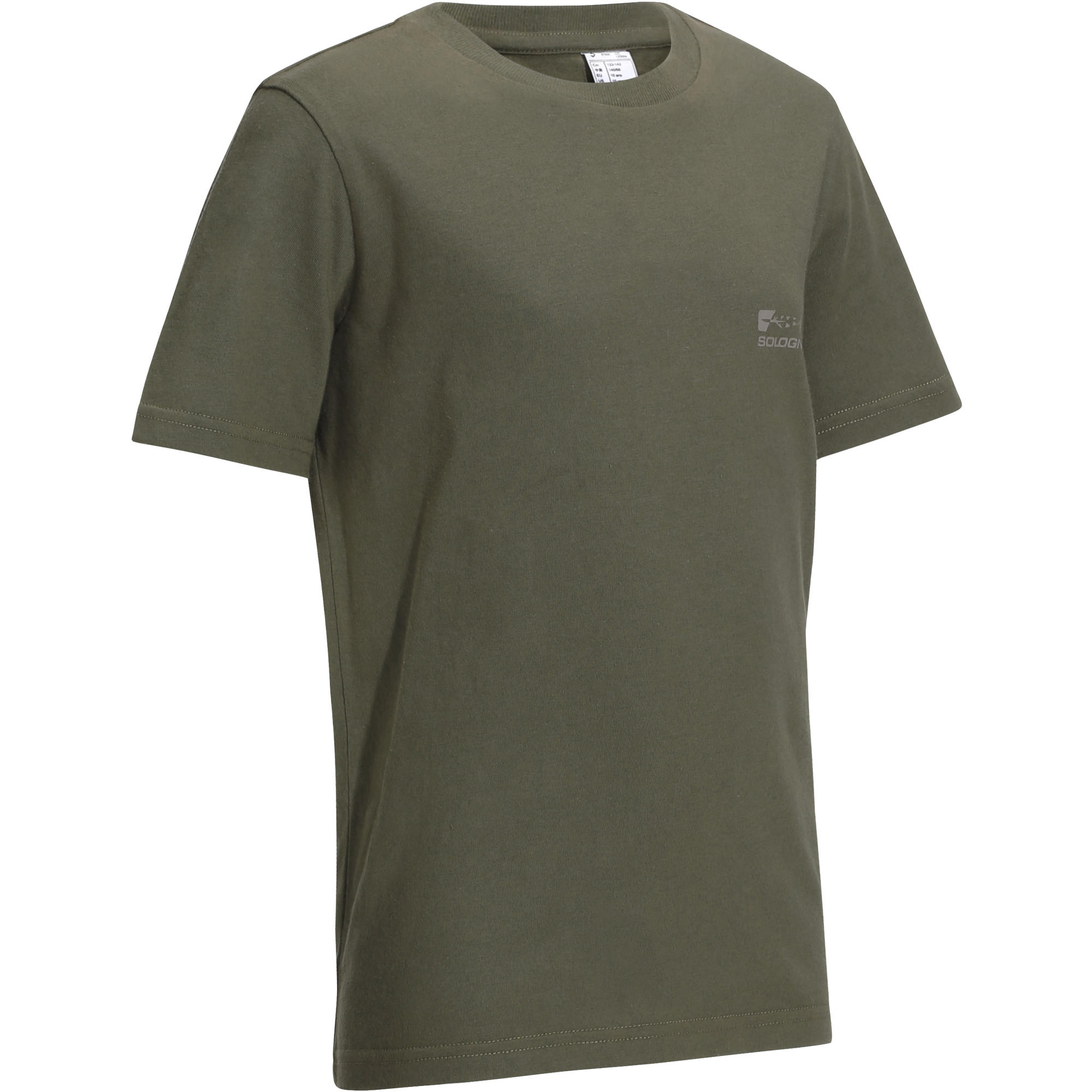 Tee SHIRT de chasse 100 JUNIOR VERT | Solognac