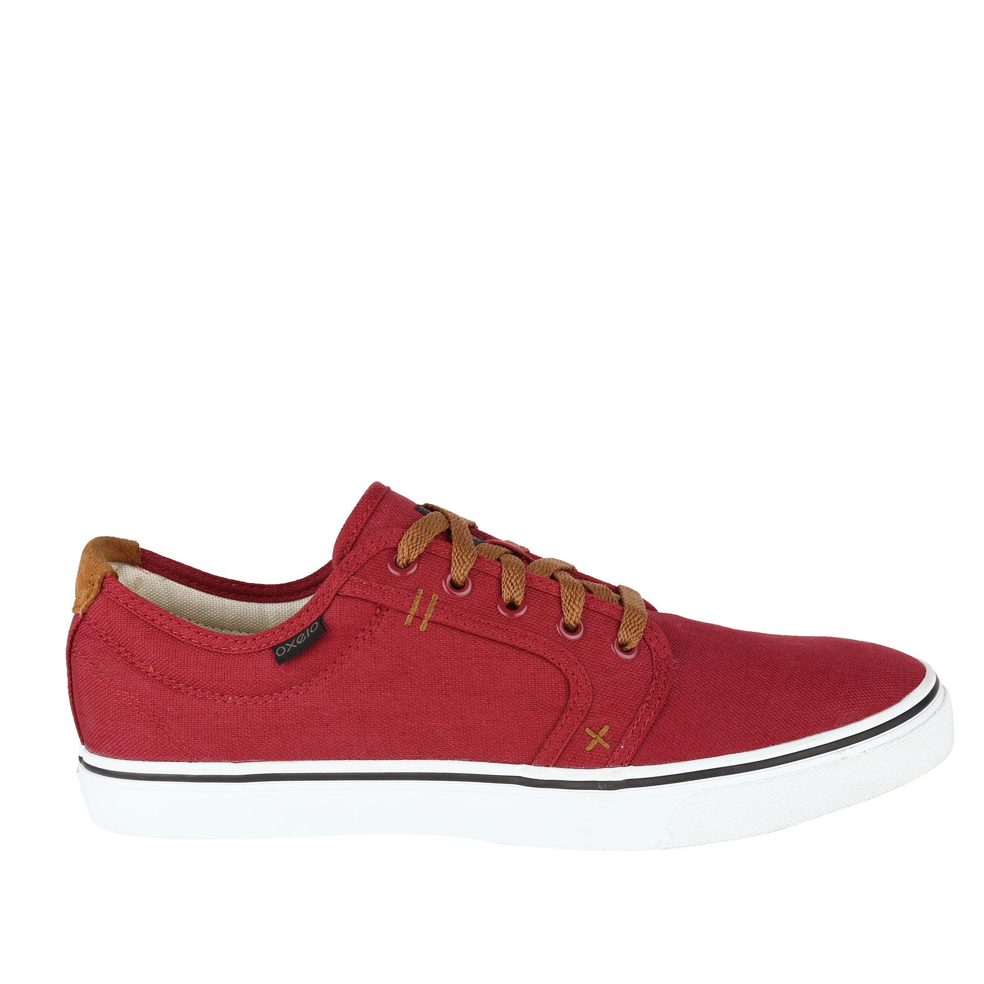 

Skateboarding Canvas Shoes Play Tibet Red -  By OXELO | Decathlon