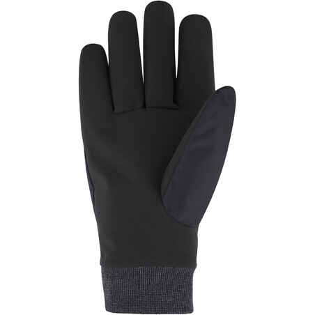 Warm Fit Adult Downhill Skiing Gloves - Black