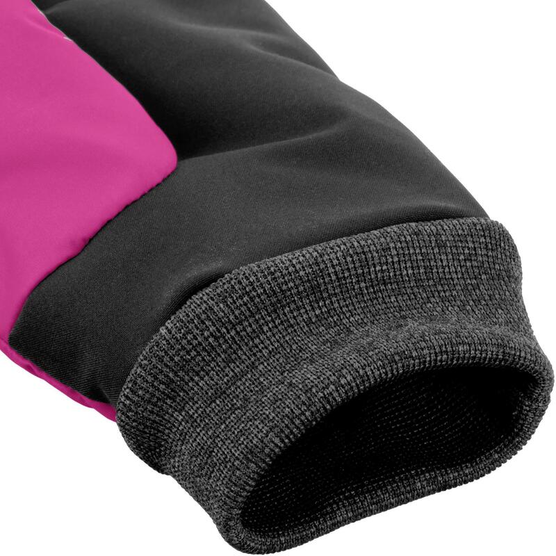 WARM FIT ADULT DOWNHILL SKIING GLOVES - PINK