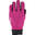 WARM FIT ADULT DOWNHILL SKIING GLOVES - PINK