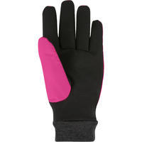 GANTS DE SKI DE PISTE ADULTE WARM FIT ROSES