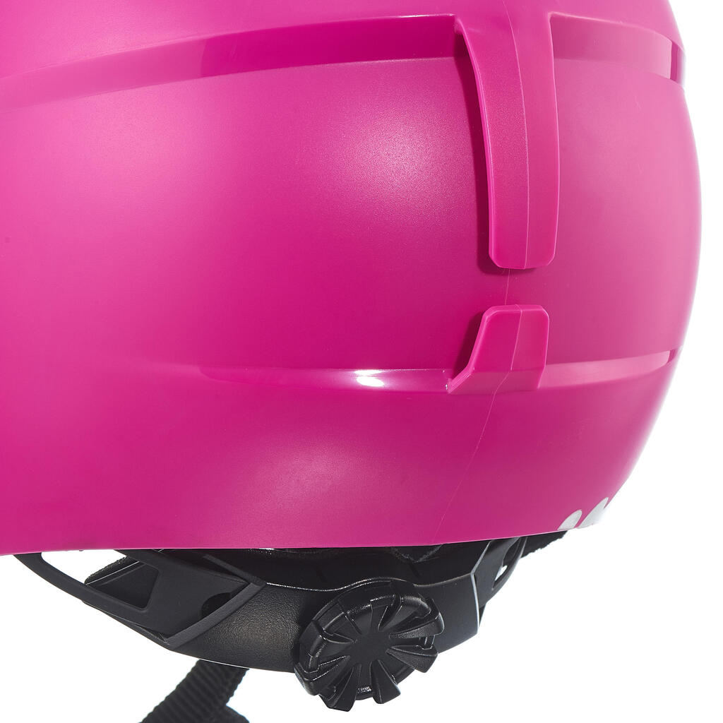 KIDS’ SKI HELMET H100 NEON YELLOW