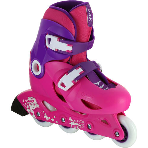 Roller Enfant Play3 Rose Violet Pour Les Clubs Et Collectivites Decathlon Pro