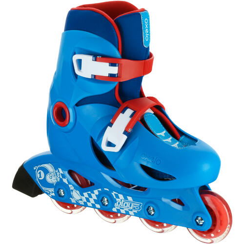 Roller Enfant Play3 Bleu Rouge Pour Les Clubs Et Collectivites Decathlon Pro