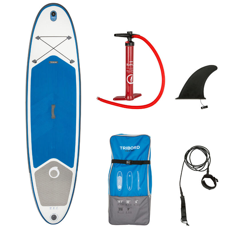 SUP STAND UP PADDLE GONFLABLE 10'7 bleu