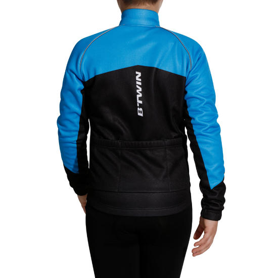 VESTE VELO 500 ENFANT NOIR BLEU VESTE VELO 500 ENFANT NOIR BLEU