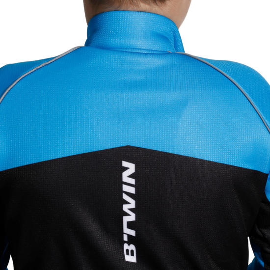VESTE VELO 500 ENFANT NOIR BLEU VESTE VELO 500 ENFANT NOIR BLEU