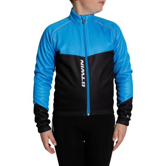 VESTE VELO 500 ENFANT NOIR BLEU VESTE VELO 500 ENFANT NOIR BLEU