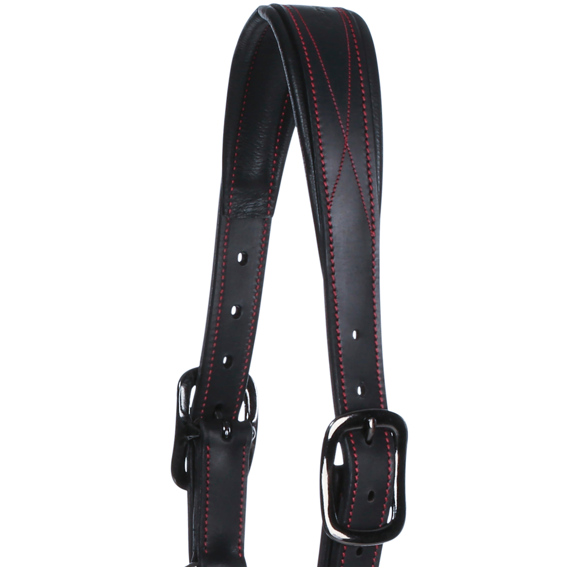 Halfter Performer Pony/Pferd schwarz/rot 6/7