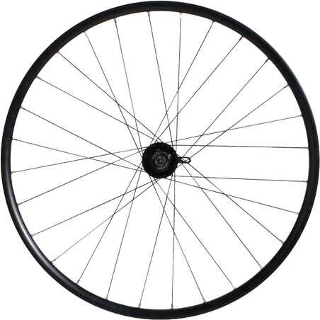 Rear Wheel 27.5x19c Double-Wall Rim Disc Brakes & Cassette Mountain Bike - Black