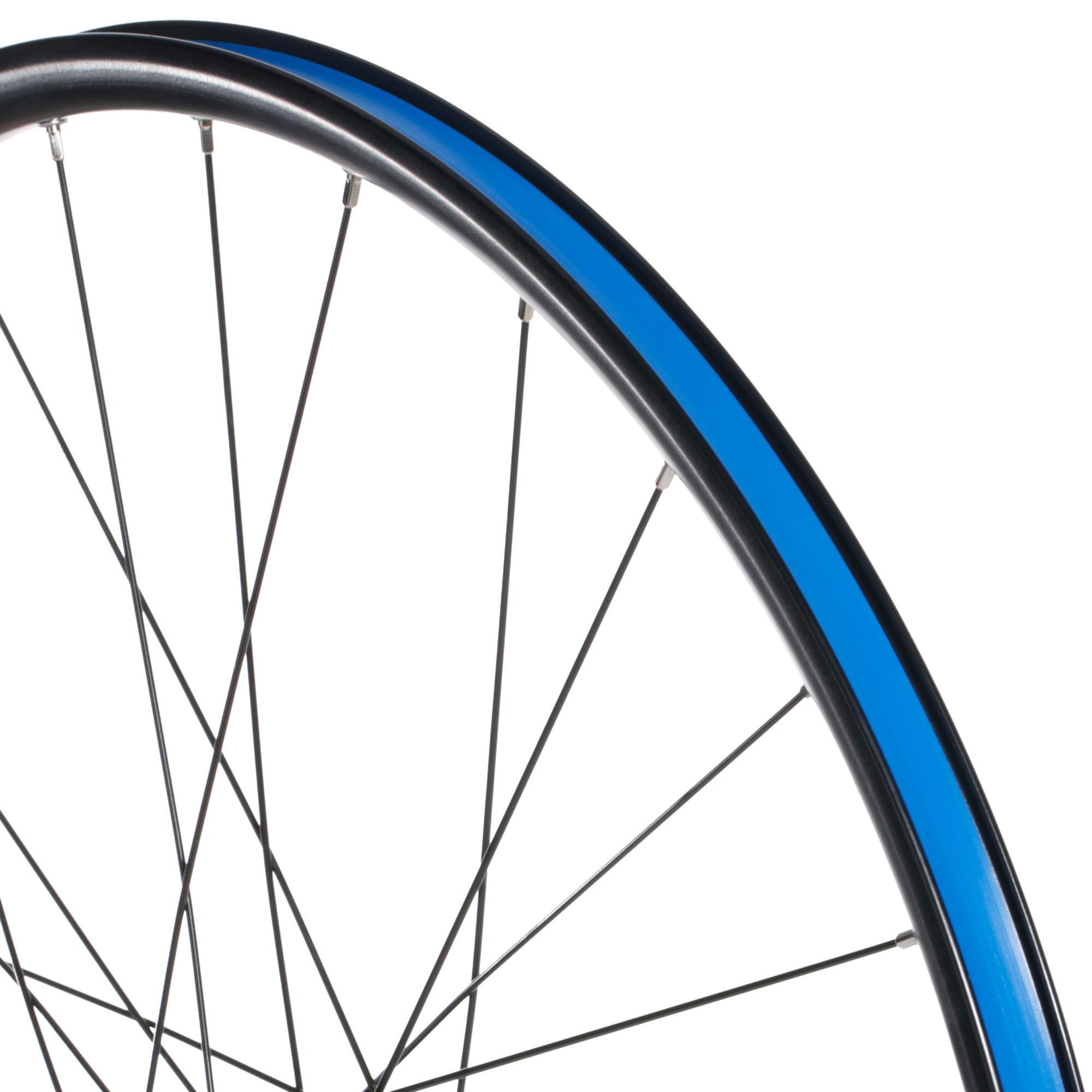 27.5X19C DOUBLE-WALL FRONT WHEEL WITH DISC BRAKES AND QUICK-RELEASE FASTENER