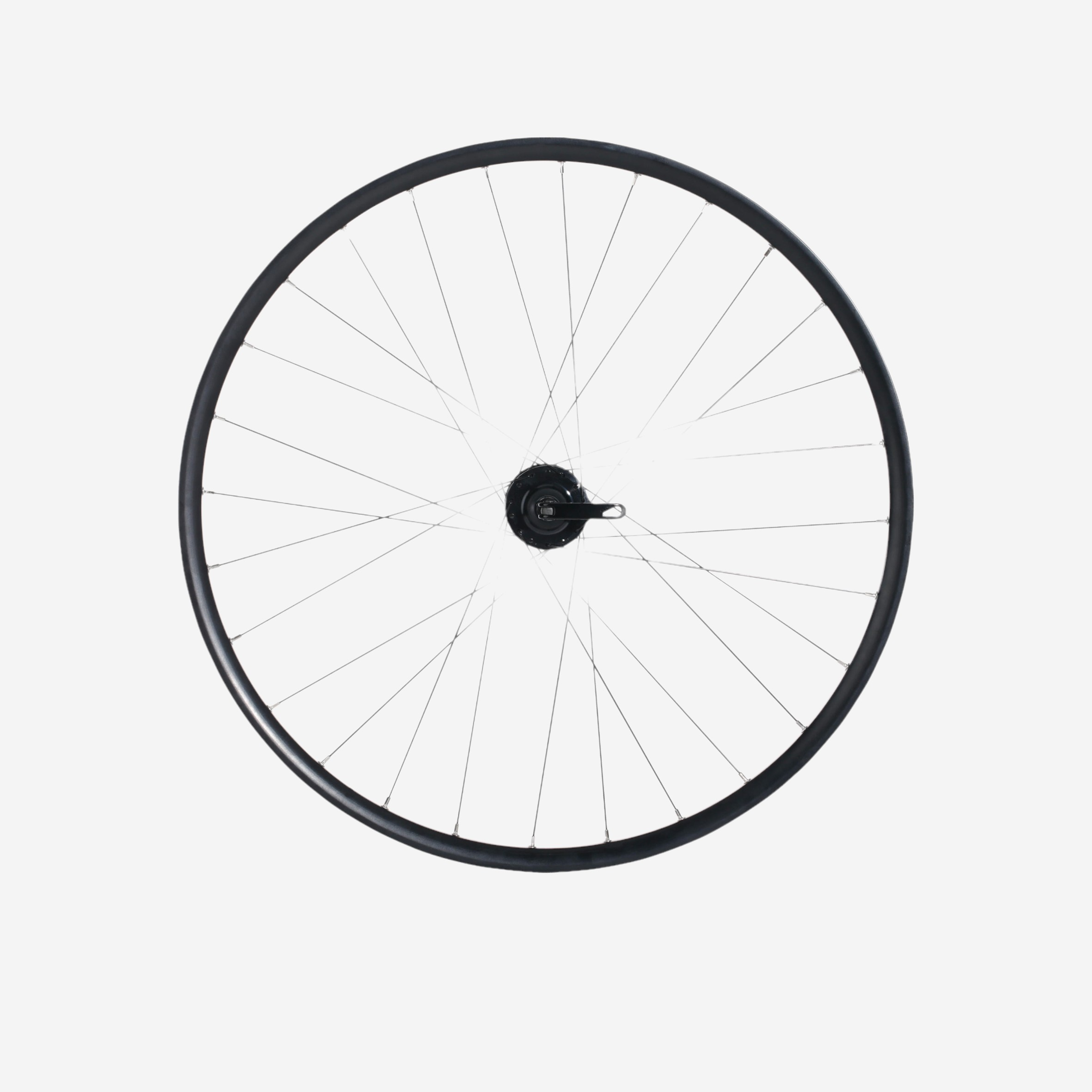 Roue avant vélo 16 (19-305) PNA alu grise (blocage avec écrous