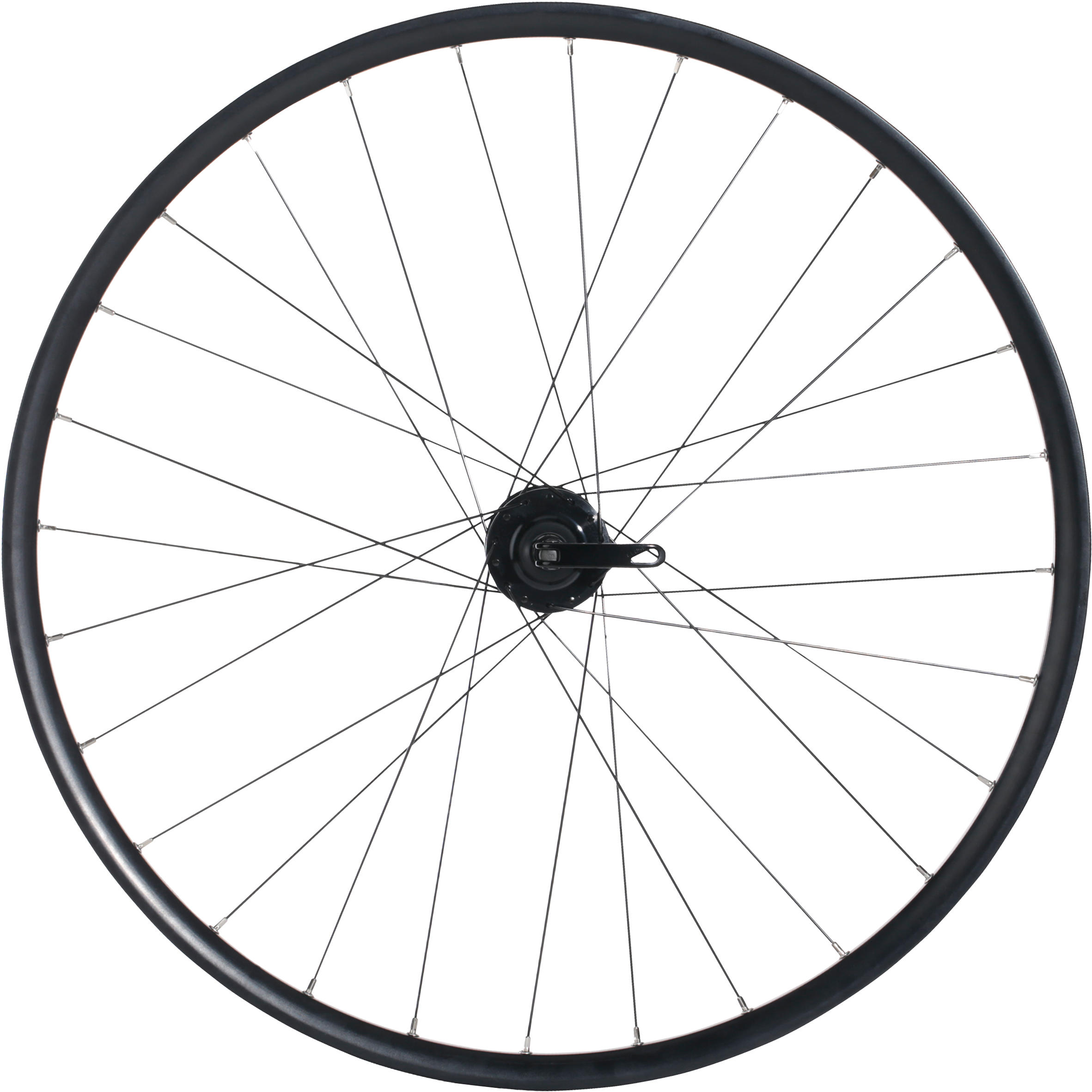 27.5X19C DOUBLE-WALL FRONT WHEEL WITH DISC BRAKES AND QUICK-RELEASE FASTENER