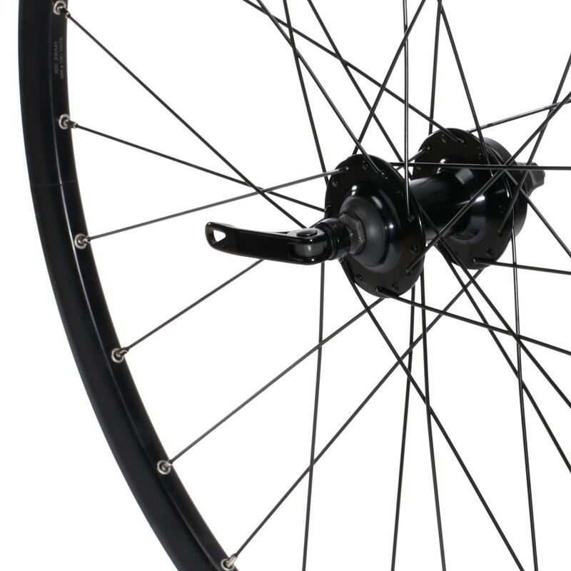 MTB voorwiel 27.5 inch dubbelwandig schijfrem zwart