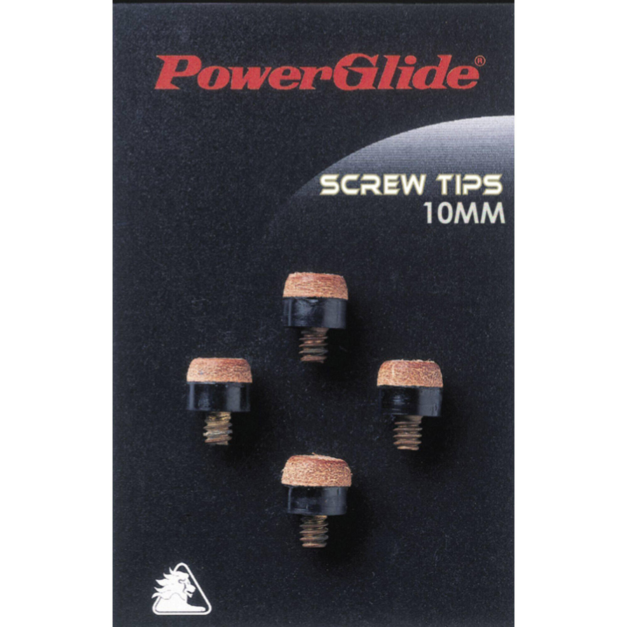 POWERGLIDE 10 SCREW-IN CUE TIPS MM