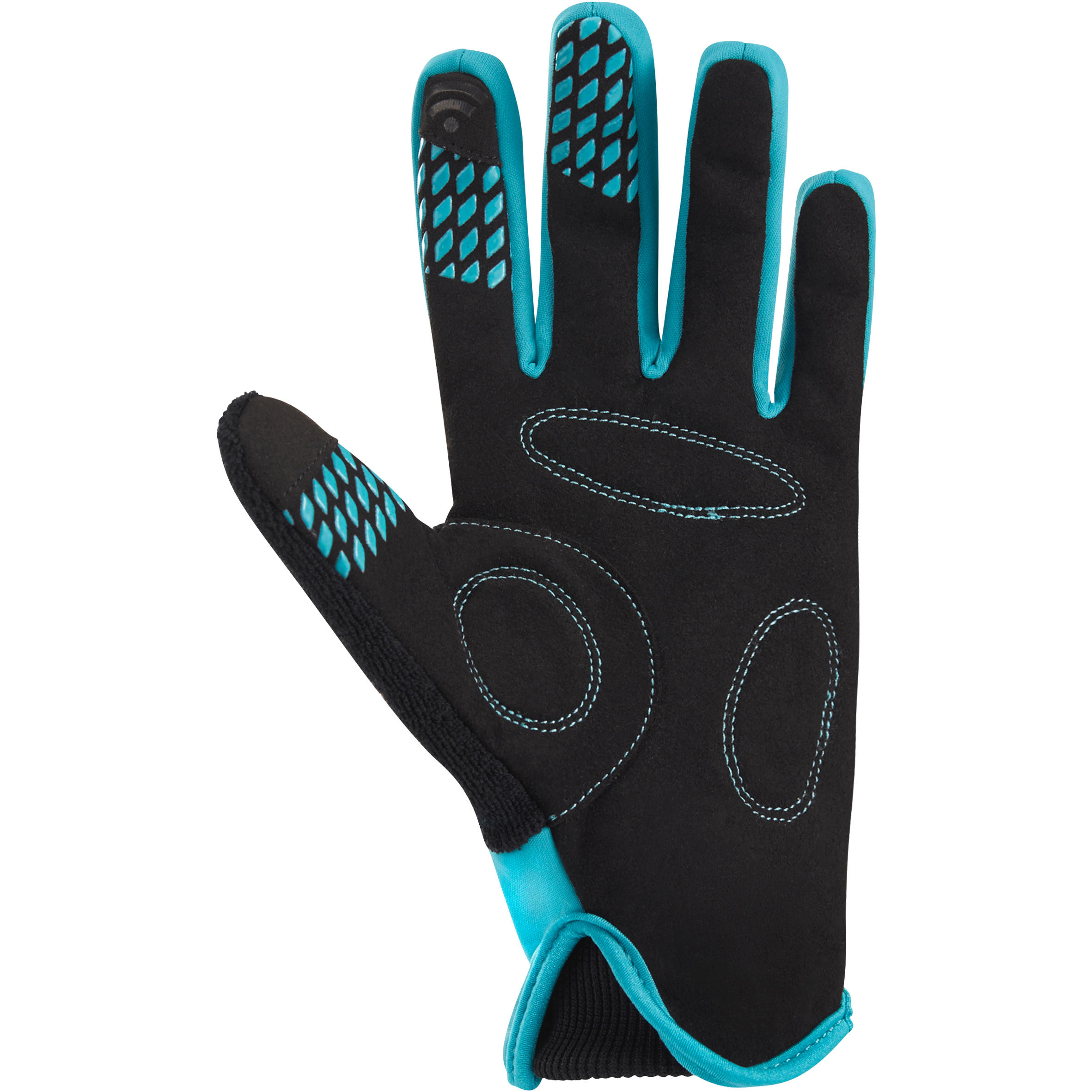 500 Women's Cycling Winter Gloves - Blue 2/11