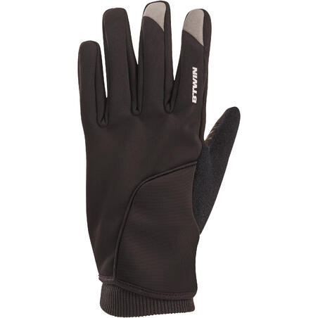 GANTS VÉLO ROUTE 500 HIVER NOIR