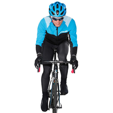500 Cycling Jacket - Black/Blue