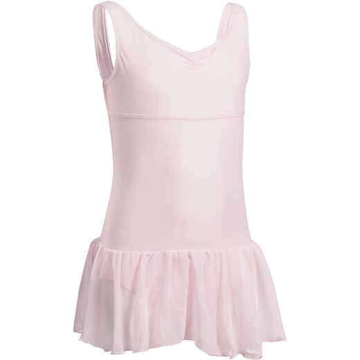 
      Delia Girls' Ballet Leotard with Integrated Skirt - Pink
  