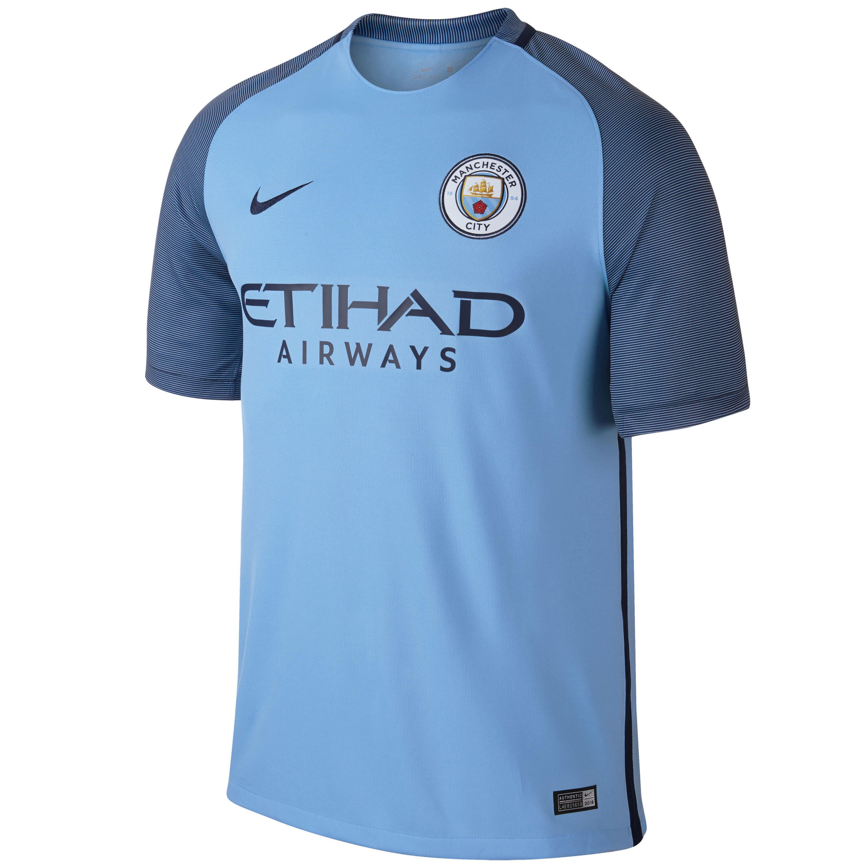 NIKE Manchester City Kids Football Replica Shirt - Blue