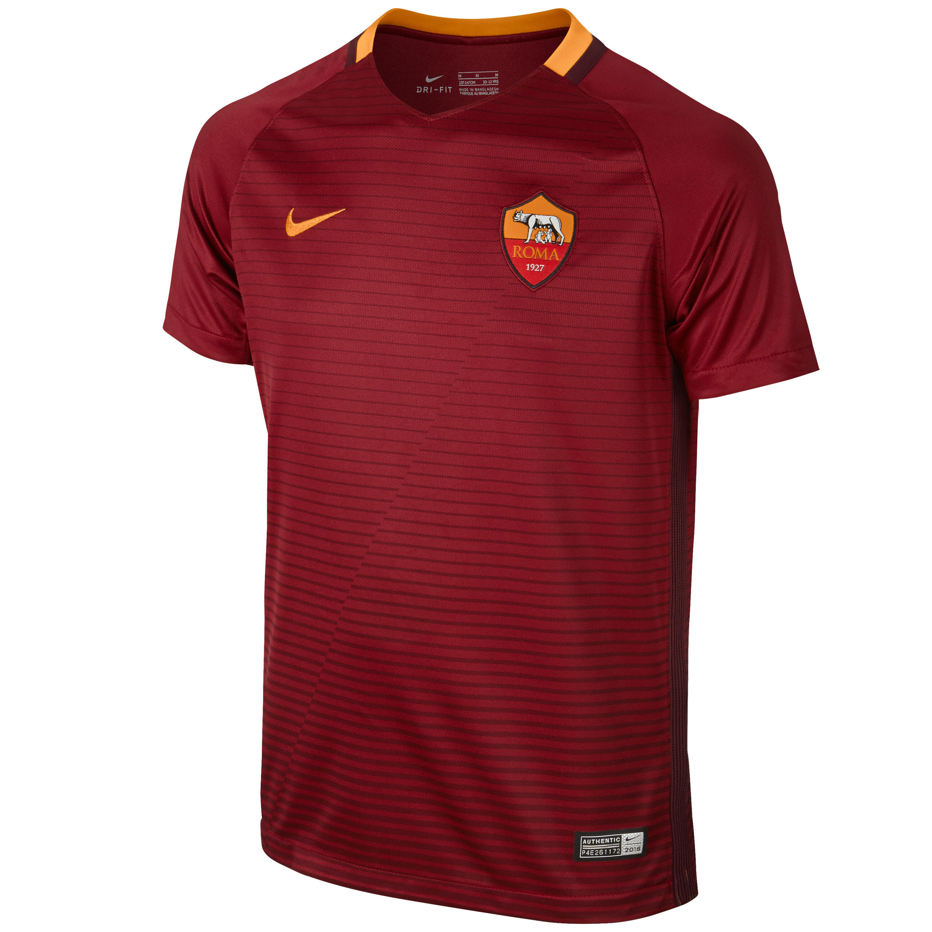 NIKE AS Roma Adult Football Shirt - Replica Red