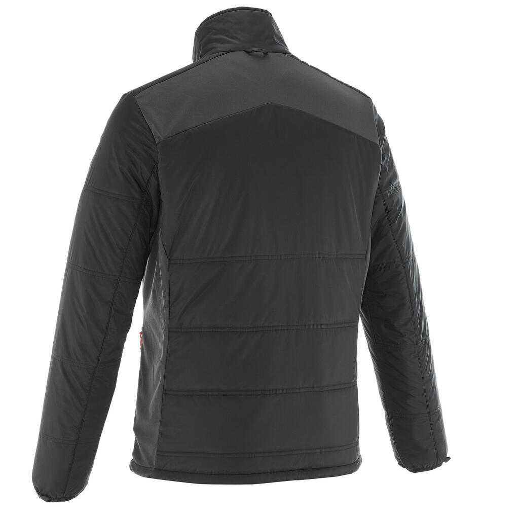 Veste 3en1 imperméable de trek voyage - TRAVEL 500 -10°C noire - homme