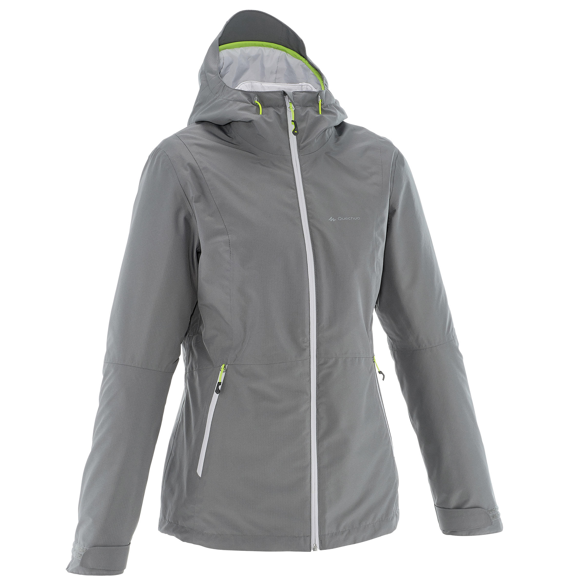 FORCLAZ Rainwarm 500 Women’s 3-in-1 Trekking Jacket - Light Grey