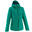 Women's RainWarm 500 3-in-1 hiking jacket Pine Blue