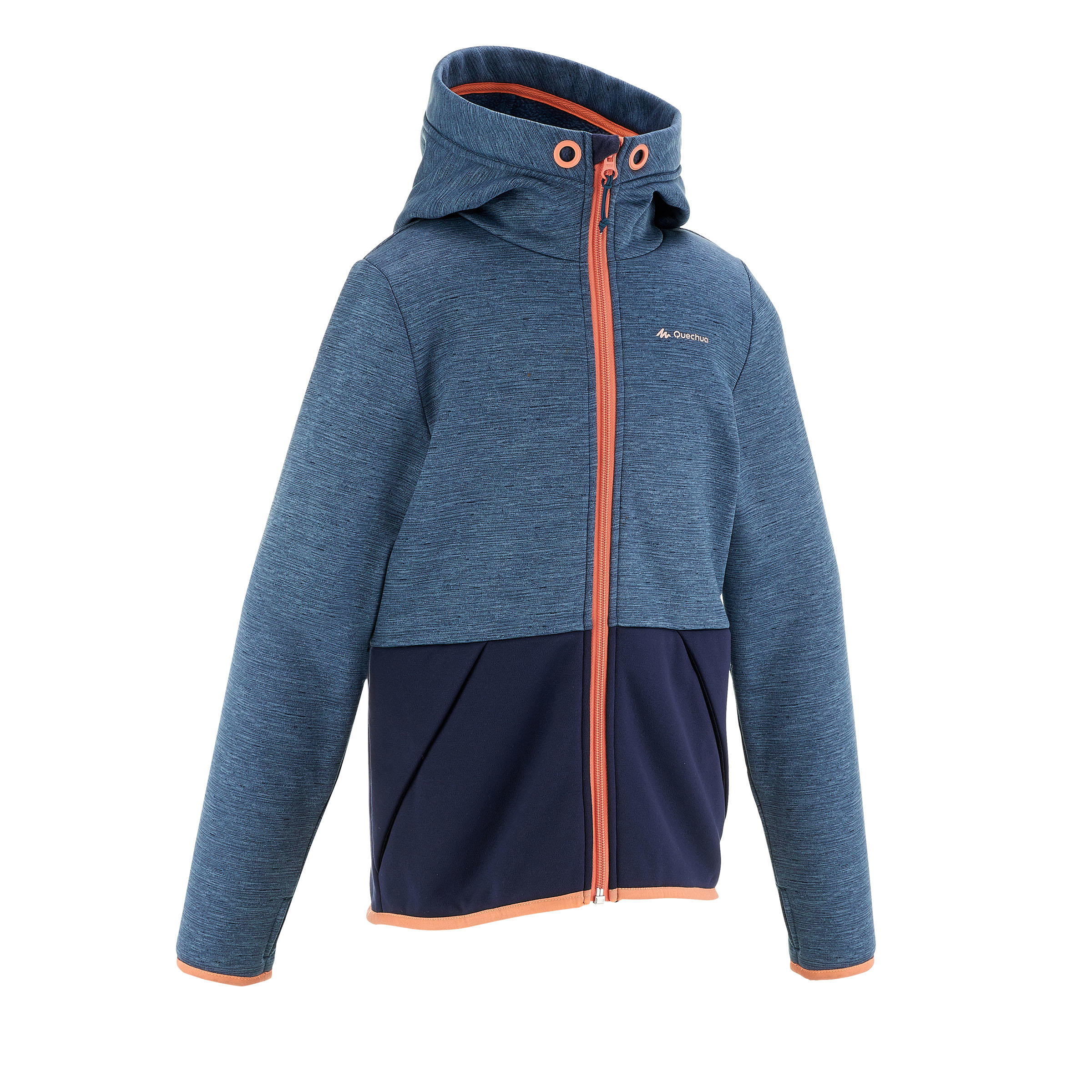 

Boys' Hiking Fleece Jacket Hike 550 - Blue -  By QUECHUA | Decathlon