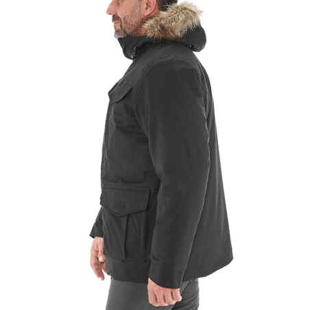 SH900 Warm Men's Snow Hiking Jacket - Black