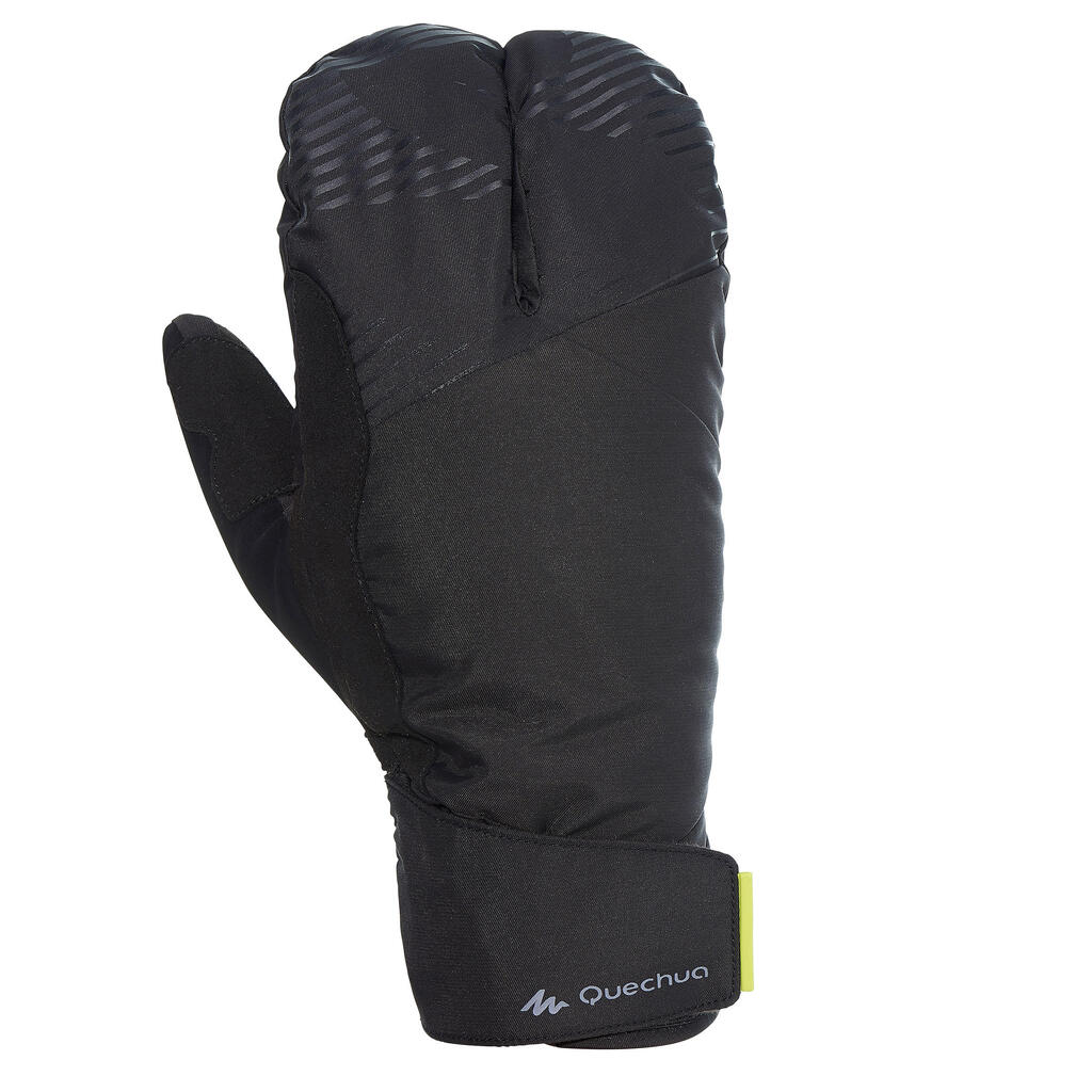 Extra-warm cross-country skiing gloves black