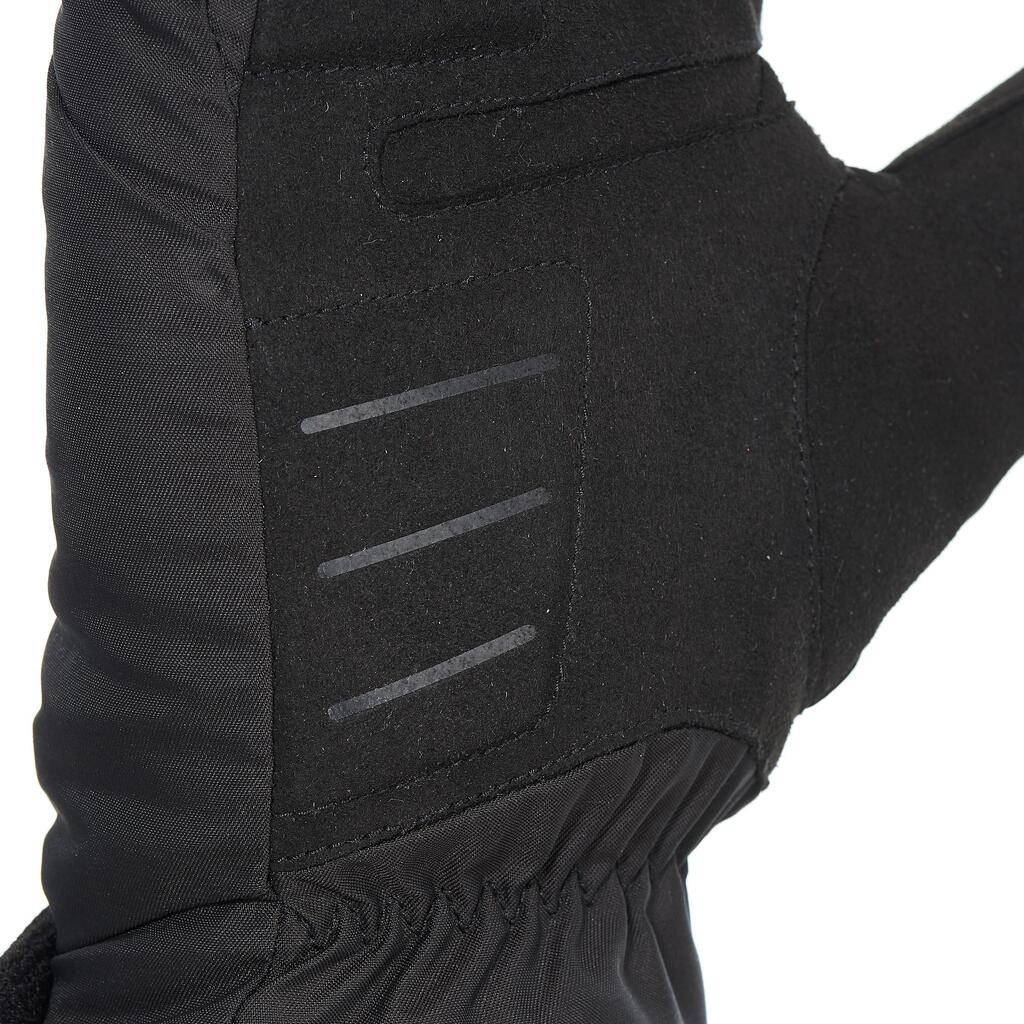 Extra-warm cross-country skiing gloves black