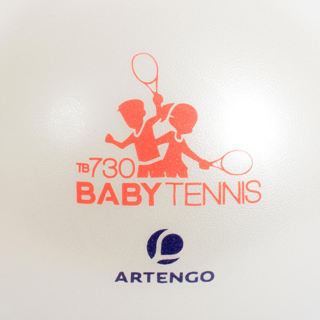 Detská tenisová loptička TB130 26 cm biela