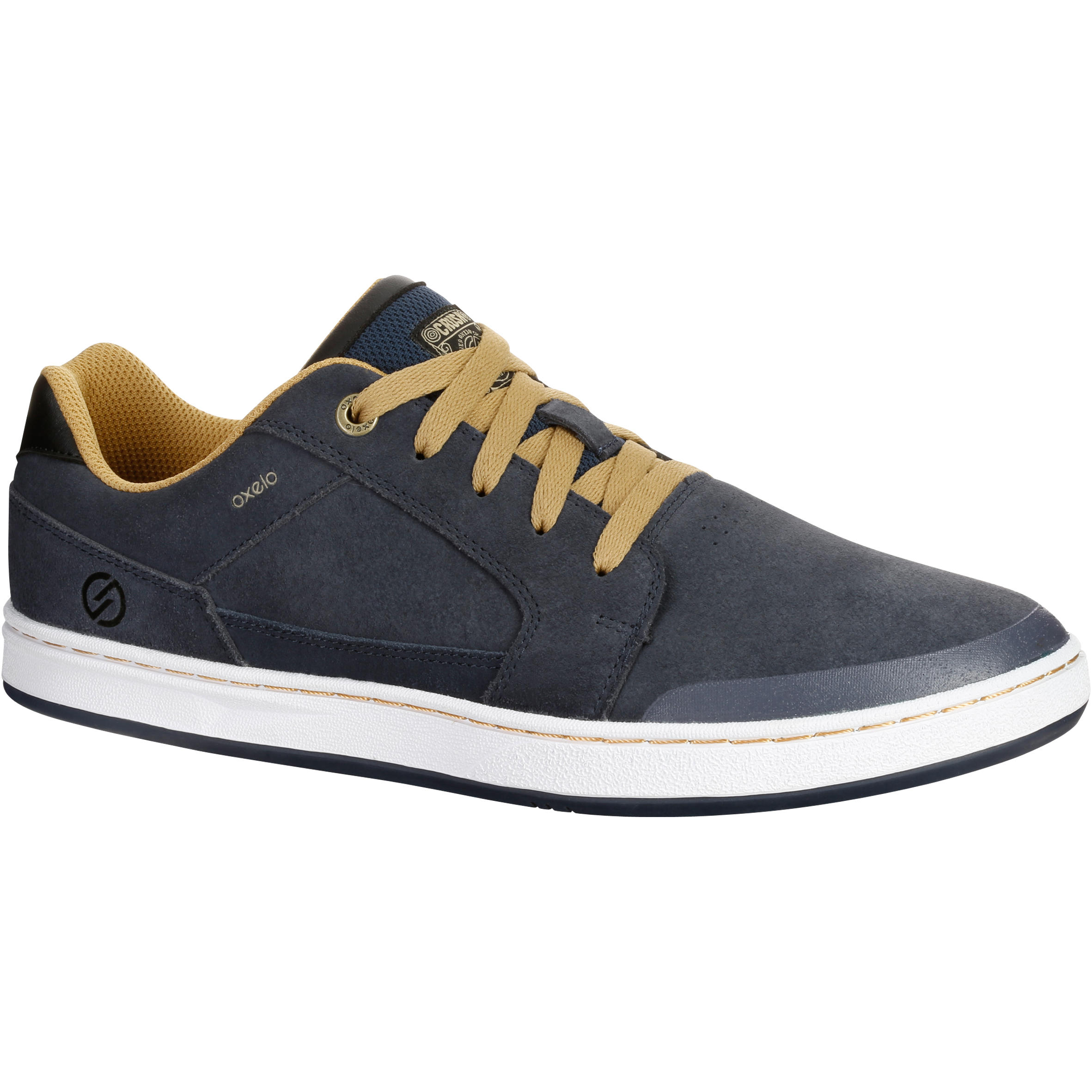 Crush Low V2 Adult Low-Rise Skateboarding Shoes - Blue/Gold 1/1