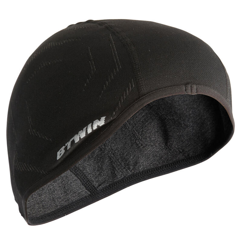 500 Seamless Cycling Helmet Liner - Black